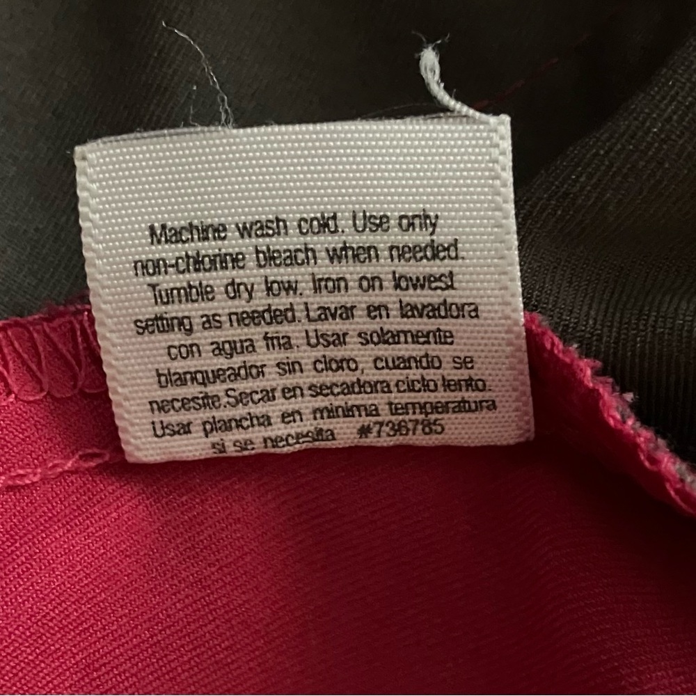 SJB Zip-Up Jacket, Sz. M, Fuchsia and Gray - Picture 6 of 9